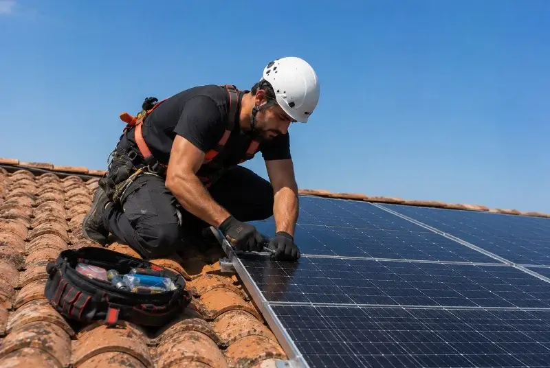 Maintenance et monitoring de panneaux solaires à Avesnelles